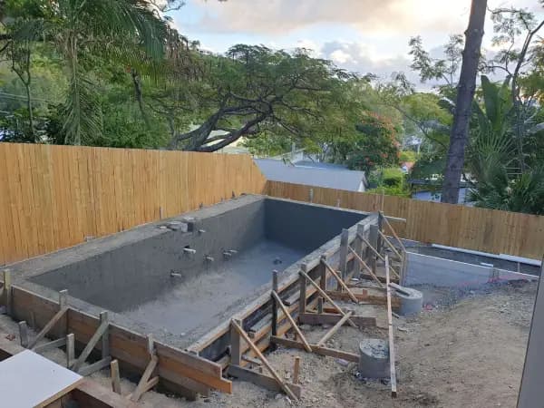 Pool construction